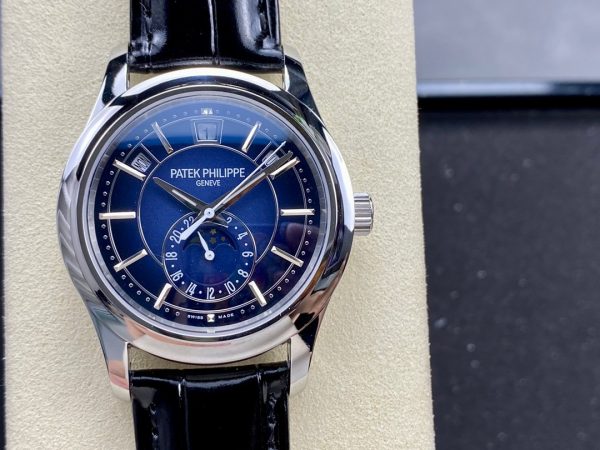 Replica Patek Philippe Complications Annual Calendar White Gold 5205G 013 40mm Mens Watch - Image 3