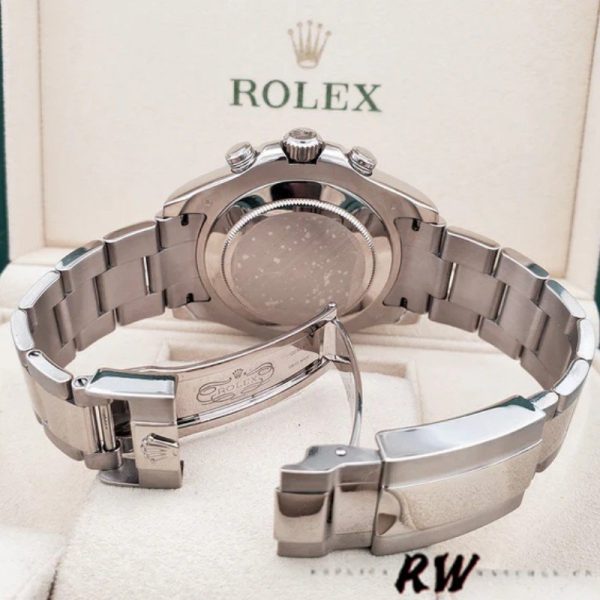 Rolex Yacht Master II 116689 White Dial Platinum 44mm Mens Replica Watch - Image 6