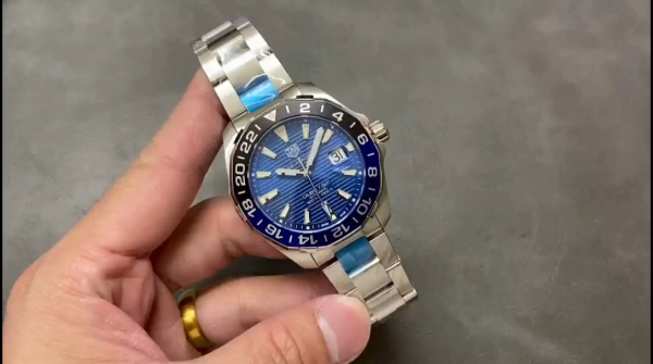 Tag Heuer Aquaracer Automatic GMT Steel WAY201T. BA0927 Blue 43mm - Image 2