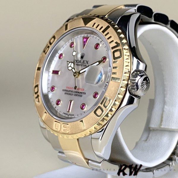 Rolex Yachtmaster 16623 Steel Yellow Gold White MOP Dial 40MM Mens Replica Watch - Image 3