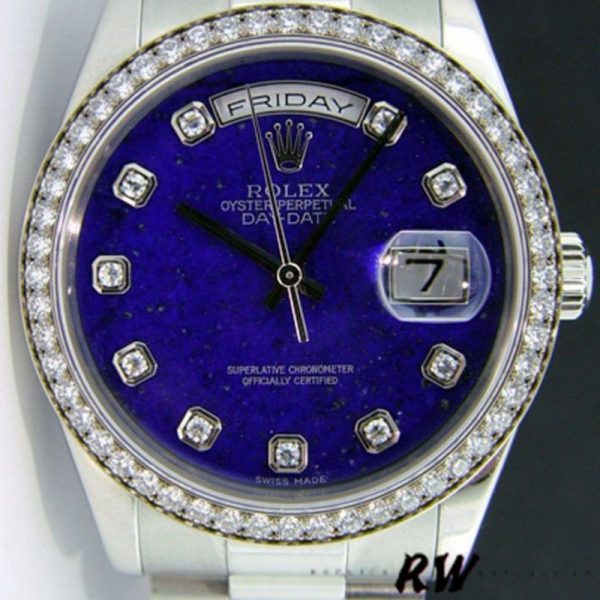 Rolex Day Date 118346 Lapis Lazuli Blue Dial 36mm Unisex Replica Watch - Image 2