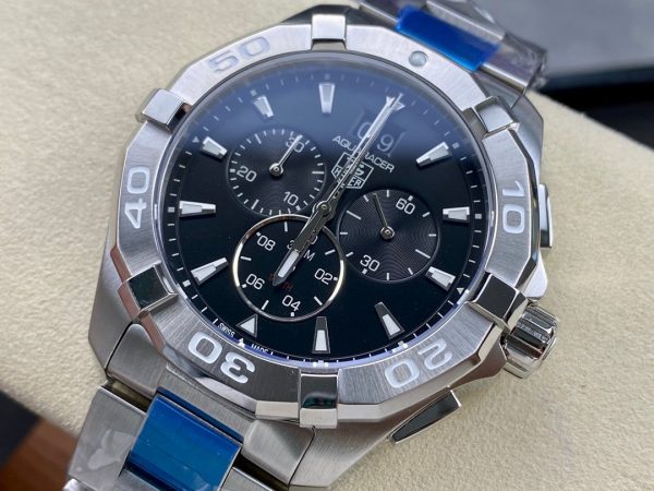 Tag Heuer Aquaracer 300M Chronograph 43mm Quartz Black Dial CAY1110.BA0927 - Image 4