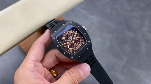 Richard Mille RM47 Edition Tourbillon Skeleton Black Ceramic Casing Watch - Image 2