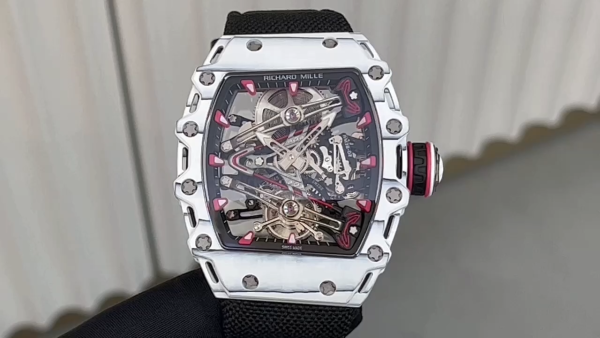 Richard Mille RM 38 02 Bubba Watson Tourbillon White Case Rubber & Fabric Strap - Image 20