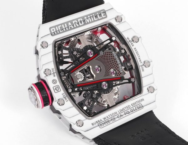 Richard Mille RM 38 02 Bubba Watson Tourbillon White Case Rubber & Fabric Strap - Image 27