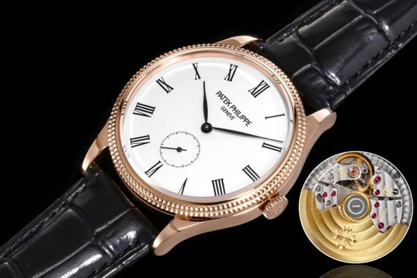 Replica Patek Philippe Calatrava 5119R 39MM Rose Gold Watch - Image 3