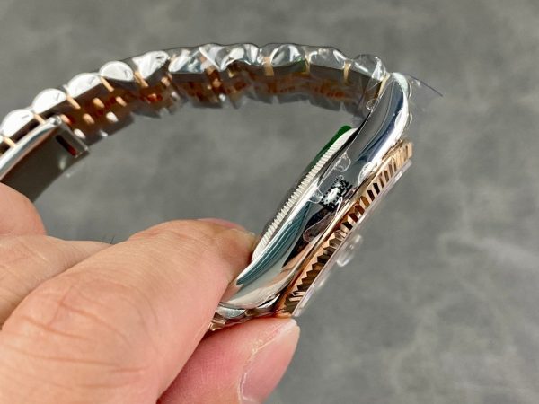 Rolex DateJust 126231 Two-Tone SS Rose Gold Grey Rhodium Dial - Image 7