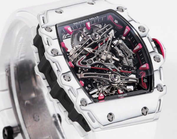 Richard Mille RM 38 02 Bubba Watson Tourbillon White Case Rubber & Fabric Strap - Image 5