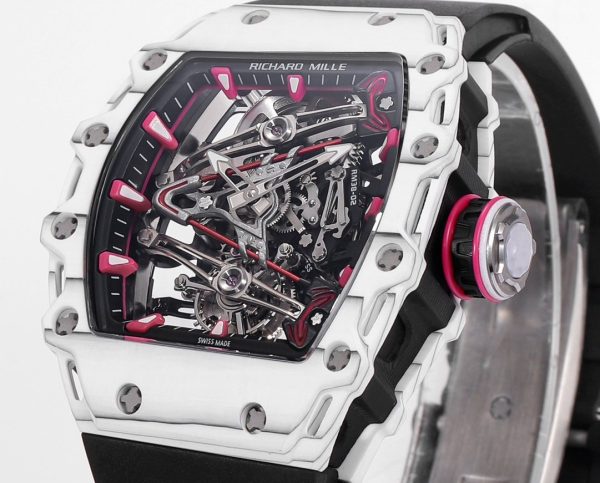 Richard Mille RM 38 02 Bubba Watson Tourbillon White Case Rubber & Fabric Strap - Image 14
