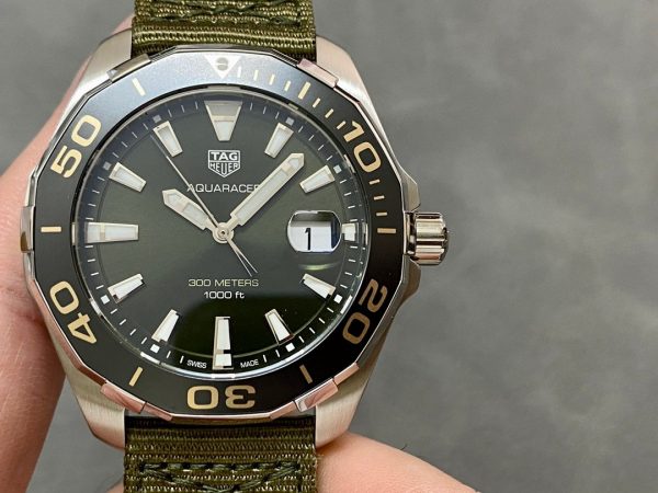 Tag Heuer Aquaracer Grey Dial Men’s Watch WAY101L.FC8222 Quartz 43mm - Image 3
