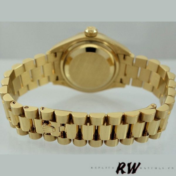 Rolex Datejust 279178 Champagne Diamond Dial Fluted Bezel 28mm Lady Replica Watch - Image 5