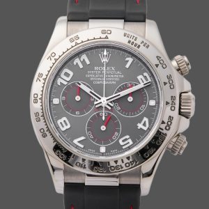 Rolex Daytona 116519 Grey Dial Black RubberB strap 40mm Mens Replica Watch