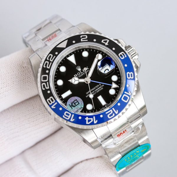 Rolex GMT-Master II 126710BLNR Black Dial Batman Bezel 40MM Mens Replica Watch - Image 4
