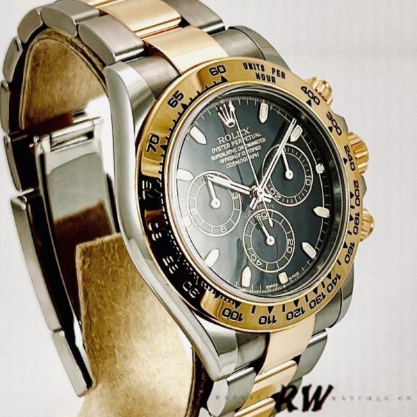 Rolex Cosmograph Daytona 116503 Black Index Dial 40MM Mens Replica Watch - Image 3