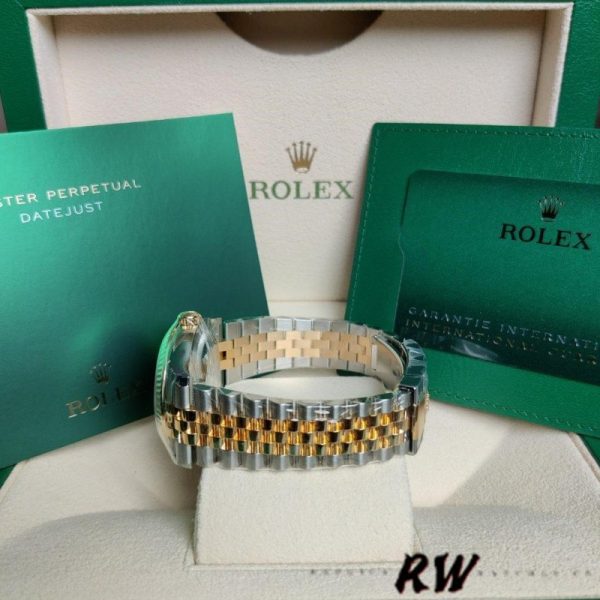Rolex Datejust Two-Tone Steel Yellow Gold Fluted Bezel 126233 36mm Unisex Replica Watch - Image 3