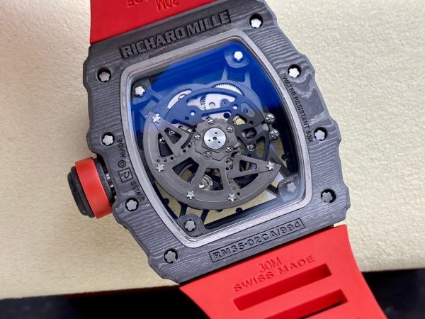 Richard Mille Black Carbon NTPT Automatic Rafael Nadal RM35-02(Fabric) - Image 9