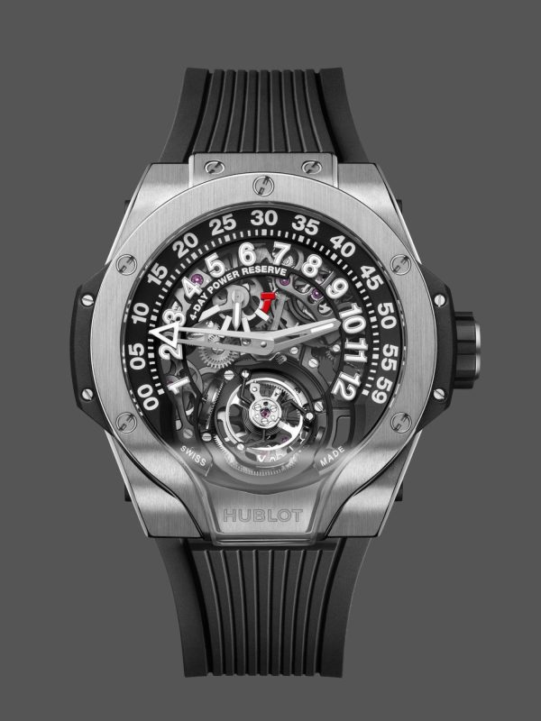 Hublot MP-13 Tourbillon Bi-Axis Retrograde 913.NX.1170.RX 44 mm(gold black)