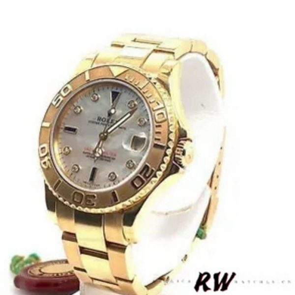 Rolex Yacht Master 168628 MOP Dial 35mm Unisex Replica Watch - Image 3