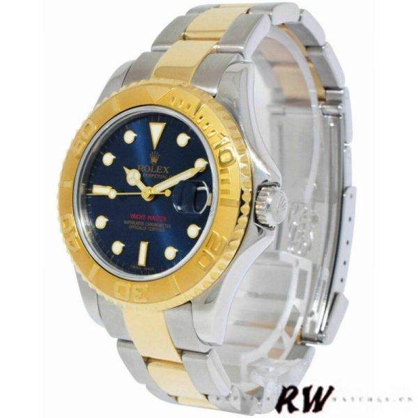 Rolex Yacht Master 168623 Steel and Gold Blue Dial 35MM Unisex Replica Watch - Image 2