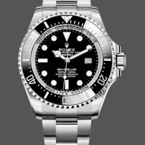 Rolex Deepsea 126660 Black Dial Oyster Steel 44mm Mens replica watch