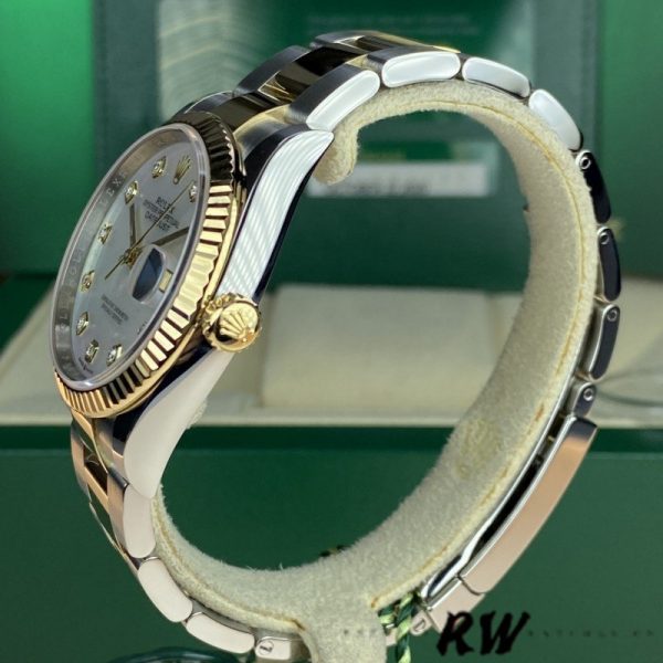 Rolex Datejust 126233 White MOP Diamond Dial 36MM Unisex Replica Watch - Image 3