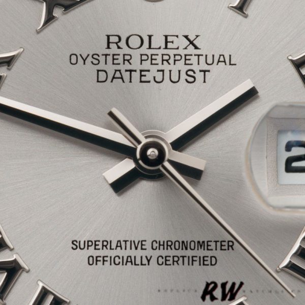 Rolex Datejust 179174 Rhodium Grey Dial Fluted Bezel 26MM Lady Replica Watch - Image 3