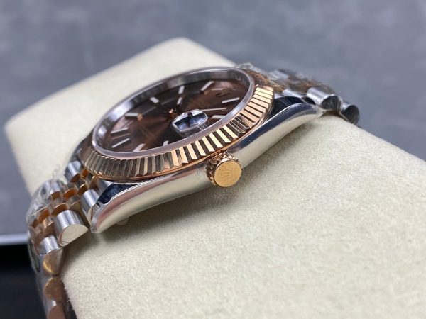 Rolex Datejust Automatic Rose Gold & Steel Watch m126331 0002 - Image 7