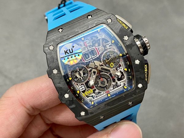 Richard Mille RM 11-03 Automatic Flyback Chronograph Blue Watch
(5.0) - Image 4