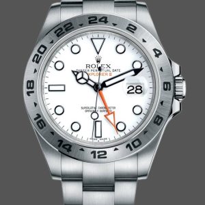 Rolex Explorer II 216570 Stainless Steel White Dial 42MM Mens Replica Watch