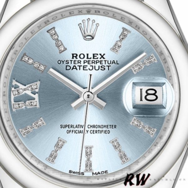 Rolex Datejust 279166 Ice Blue Dial Diamond Domed Bezel 28mm Lady Replica Watch - Image 5