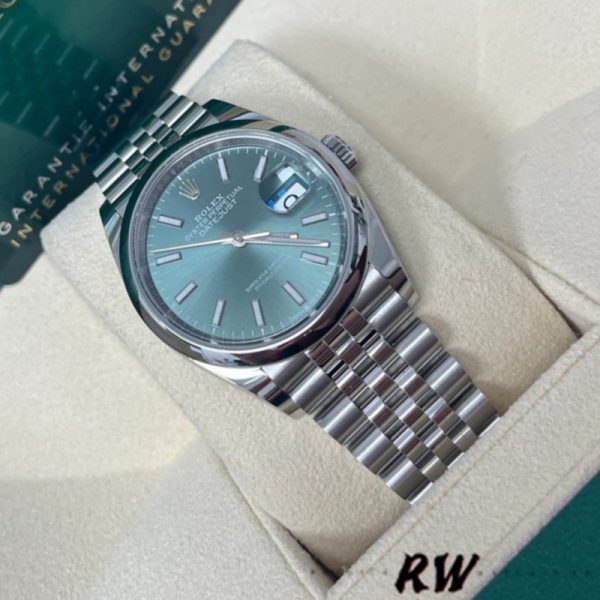 Rolex Datejust 126200 Green Index Dial Jubilee Bracelet 36MM Unisex Replica Watch - Image 3