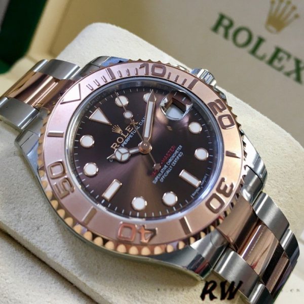 Rolex Yacht Master 268621 Everose Bezel Chocolate Dial 37mm Unisex Replica Watch - Image 3
