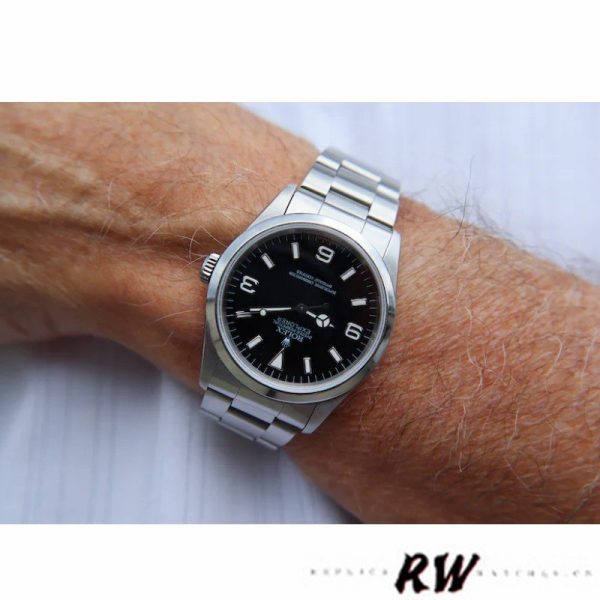 Rolex Explorer SRL156 14270 Stainless Steel Black Dial 36MM Mens Replica Watch - Image 4
