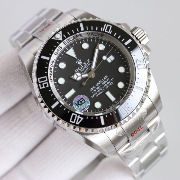 Rolex Deepsea 126660 Black Dial Oyster Steel 44mm Mens replica watch - Image 3