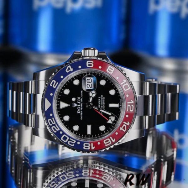 Rolex GMT-Master II 126710BLRO Black Dial 40MM Mens Replica Watch - Image 4