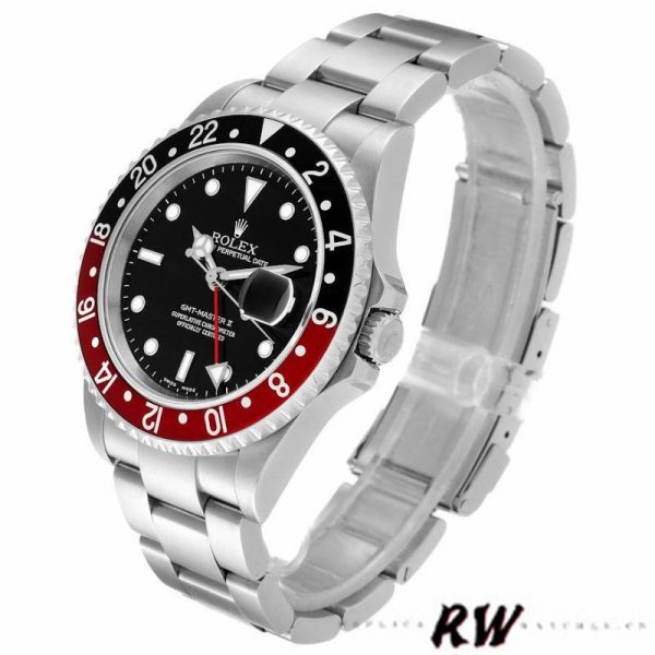 Rolex GMT-Master II 16710 Black Dial Black Red Coke Bezel 40MM Mens Replica Watch - Image 3