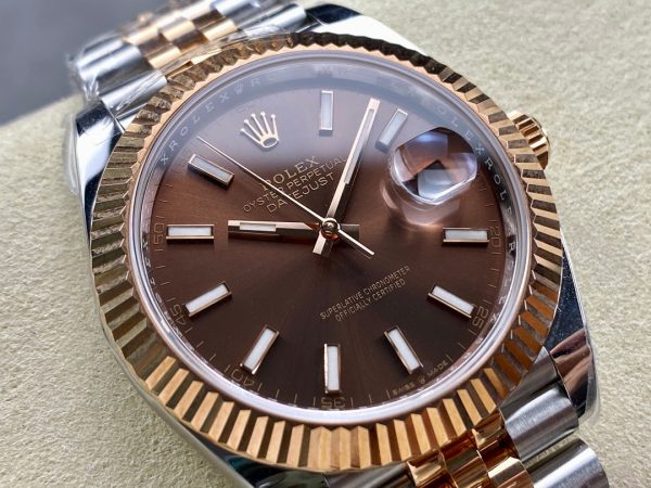 Rolex Datejust Automatic Rose Gold & Steel Watch m126331 0002 - Image 3