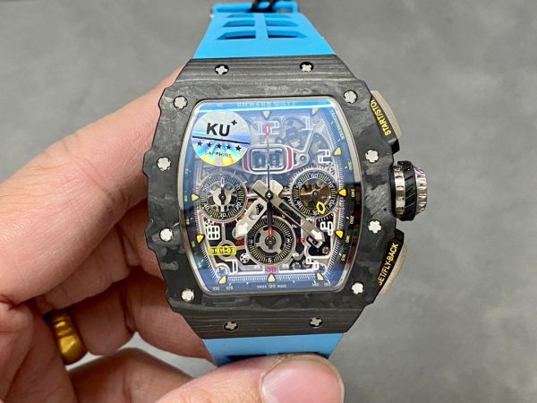 Richard Mille RM 11-03 Automatic Flyback Chronograph Blue Watch
(5.0) - Image 3