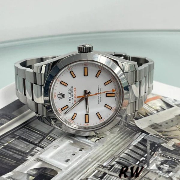 Rolex Milgauss 116400 Automatic White Dial 40mm Mens Replica Watch - Image 3