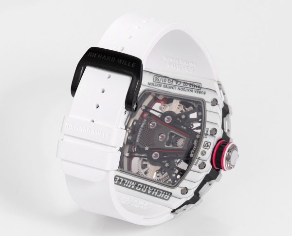 Richard Mille RM 38 02 Bubba Watson Tourbillon White Case Rubber & Fabric Strap - Image 9