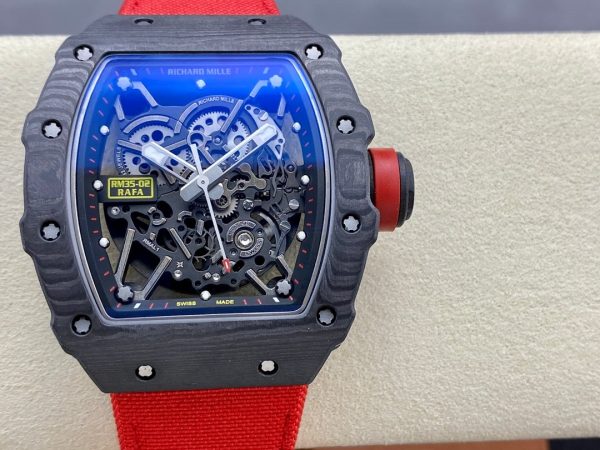 Richard Mille Black Carbon NTPT Automatic Rafael Nadal RM35-02(Fabric) - Image 13