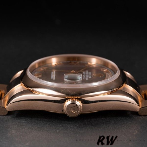 Rolex Day-Date 118205 MOP Roman numeral Dial 36mm Unisex Replica Watch - Image 3