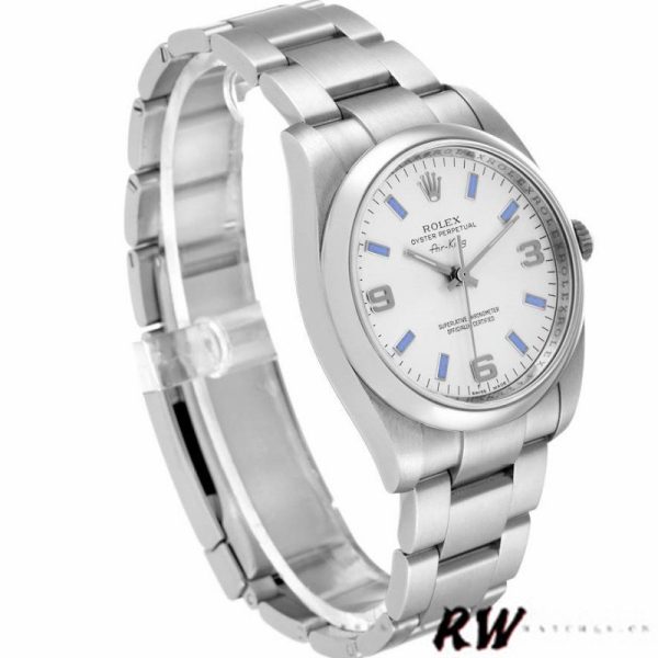 Rolex Oyster Perpetual Air-King 114200 Silver Dial 34mm Unisex Replica watch - Image 2