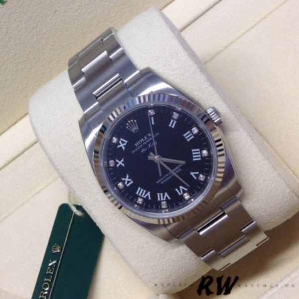 Rolex Oyster Perpetual Air-King 114234 Blue Dial 34mm Unisex Replica Watch - Image 3