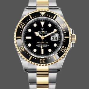 Rolex Sea-Dweller 126603 Yellow Gold Black Dial 43MM Mens Replica Watch