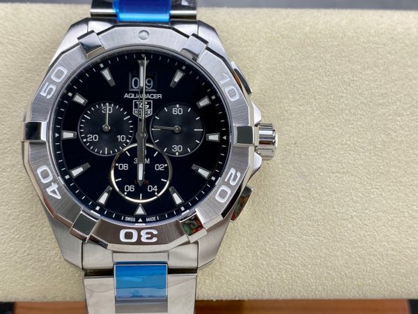 Tag Heuer Aquaracer 300M Chronograph 43mm Quartz Black Dial CAY1110.BA0927 - Image 3