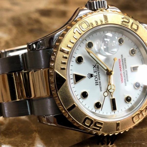 Rolex Yacht Master 16623 Gold Bezel 40mm Mens replica Watch - Image 2