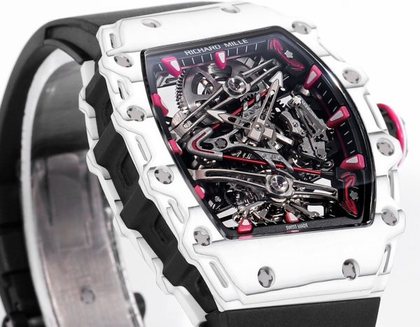 Richard Mille RM 38 02 Bubba Watson Tourbillon White Case Rubber & Fabric Strap - Image 13