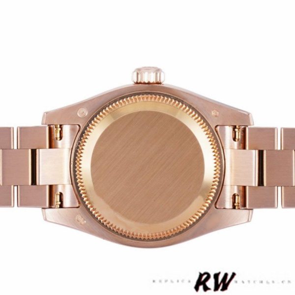 Rolex Datejust 279166 Dark Grey Roman Numeral Dial Domed Bezel 28mm Lady Replica Watch - Image 5