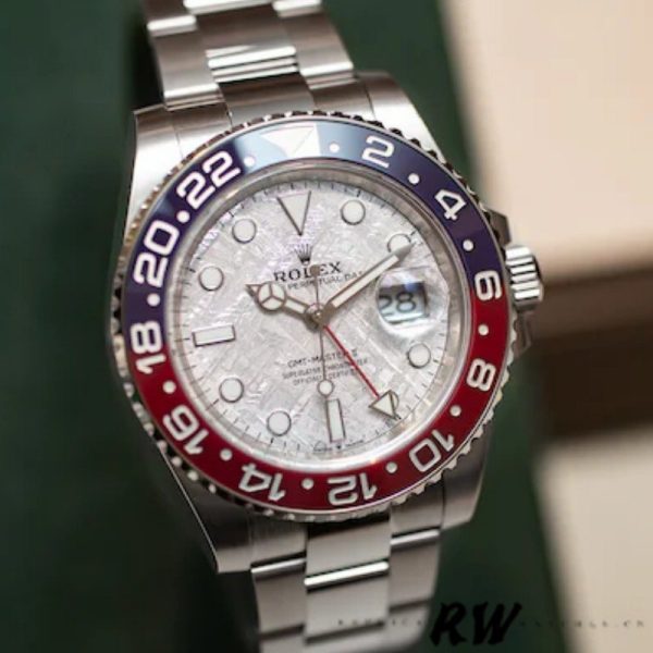 Rolex GMT-Master II 126719 White Gold Meteorite Grey Dial 40mm Mens Replica Watch - Image 2